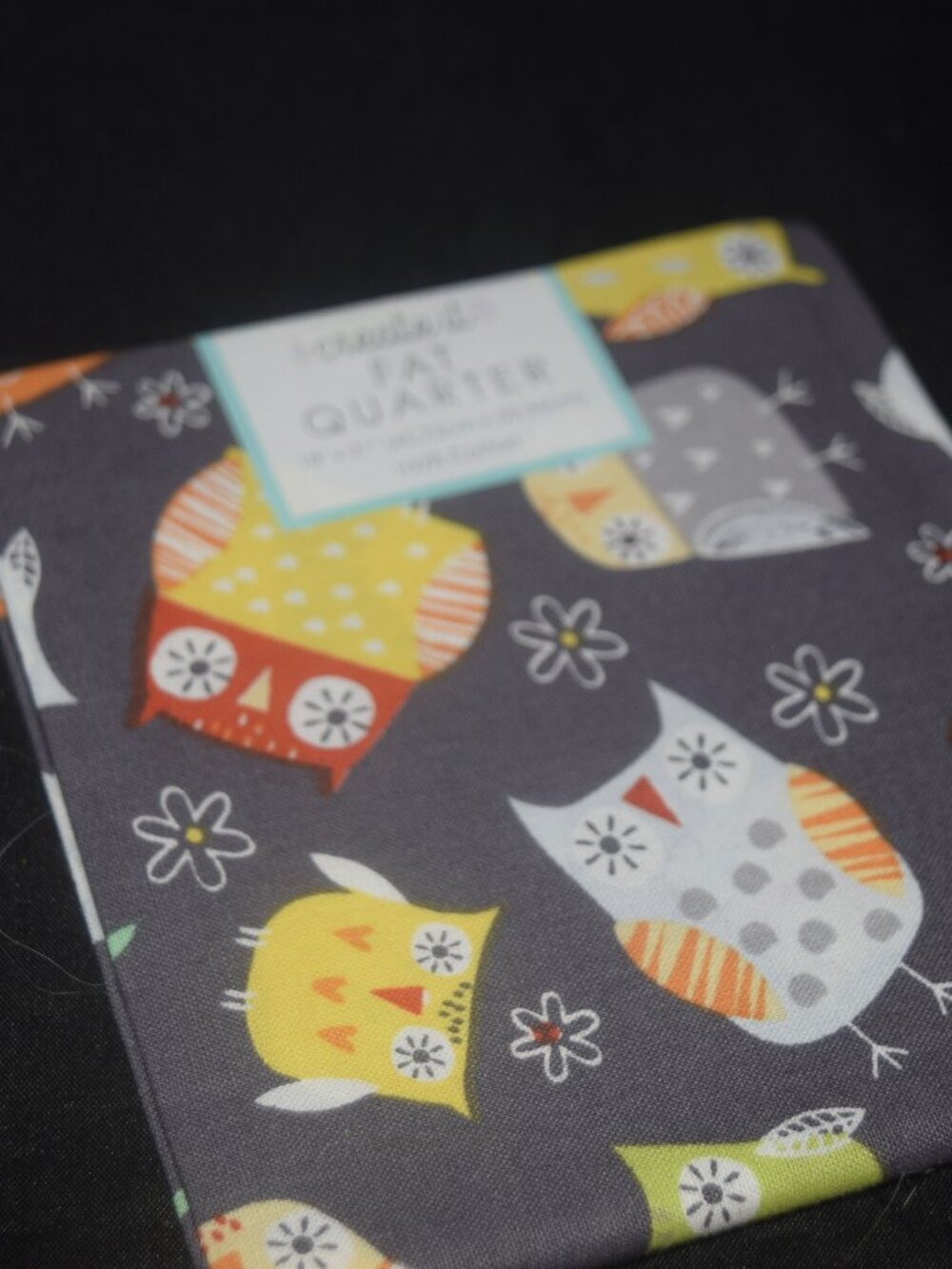 Create It Fat Quarter – Whimsical Boho Owl Print – 100% Cotton Sewing Fabric